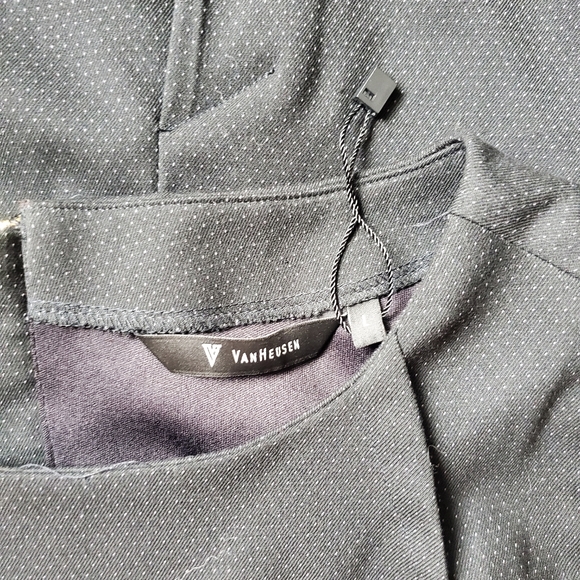 Van Heusen Black Formal Dress Size L - Picture 3 of 3